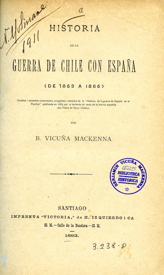 Historia de la Guerra de Chile con España